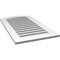 Ekena Millwork Arch Top Surface Mount PVC Gable Vent: Non-Functional, w/ 3-1/2"W x 1"P Standard Frame, 22"W x 38"H GVPAR22X3801SN - alternate 5